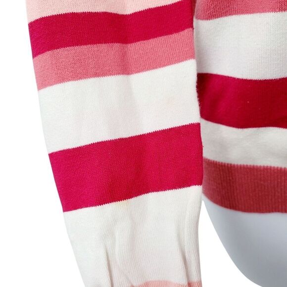 2/$20 Tommy Hilfiger White & Pink V Neck Sweater Top Blouse Size: Small - Picture 7 of 9